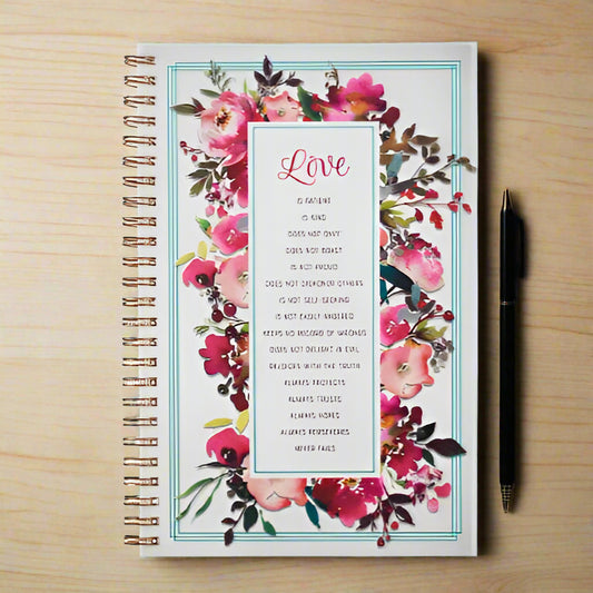 Christian Art Gifts Faith Notebook Wirebound