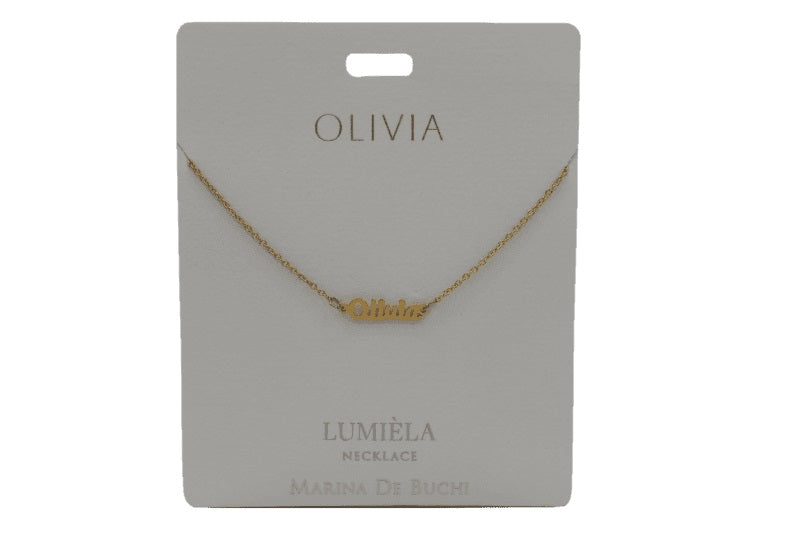 Mulberry Studios Personalized Name Necklaces - M through V