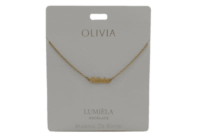 Mulberry Studios Personalized Name Necklaces - M through V