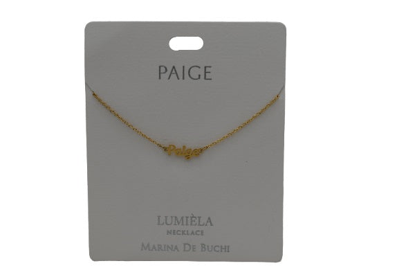 Mulberry Studios Personalized Name Necklaces - M through V