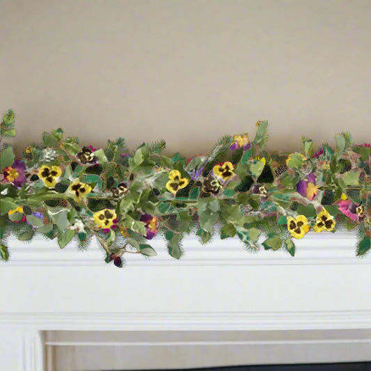 Pansy Spring Garland