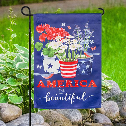 Evergreen Garden Flag - Summer & Patriotic