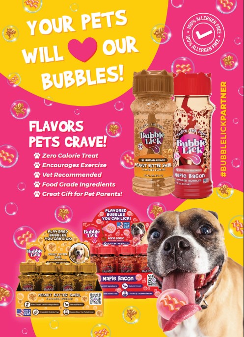 Bubble Lick Natural Flavored Bubbles