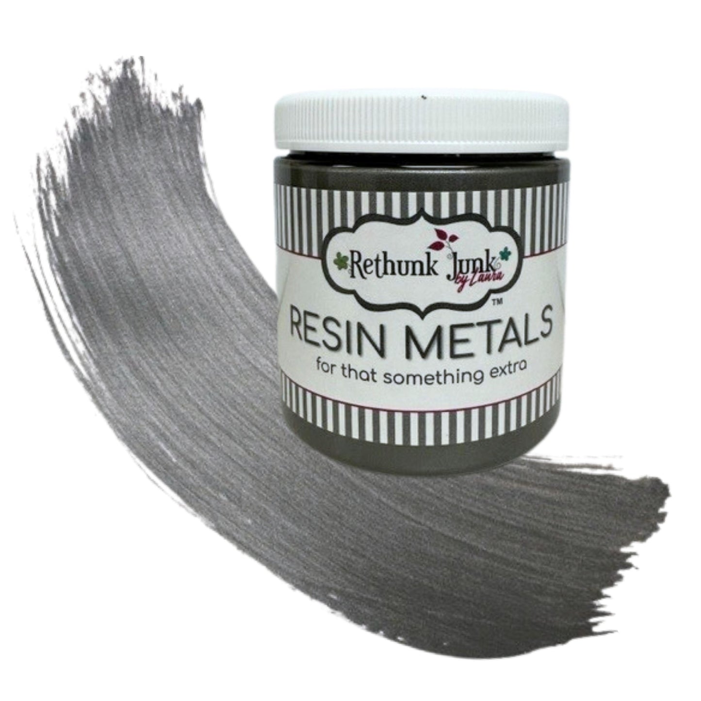 Rethunk Junk Resin Paint in Metallic Pewter