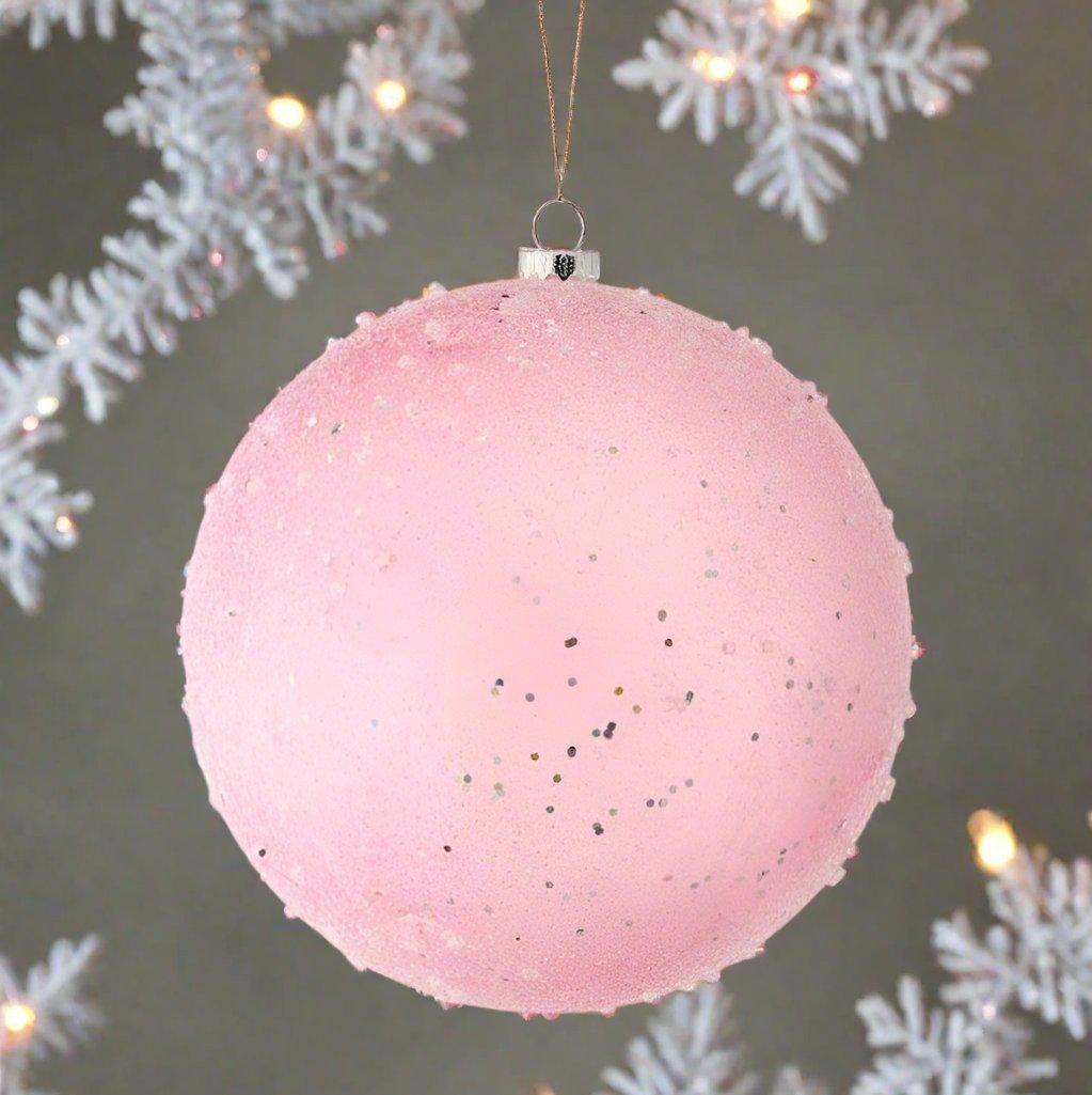 Pink Gumdrop Ball Ornament