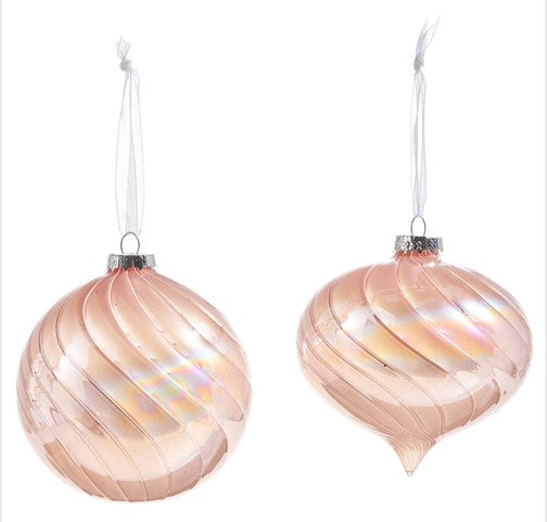 Iridescent Pink Ornament