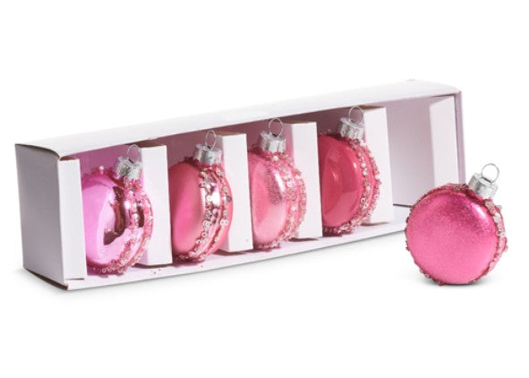 Pink Macaroon Ornaments