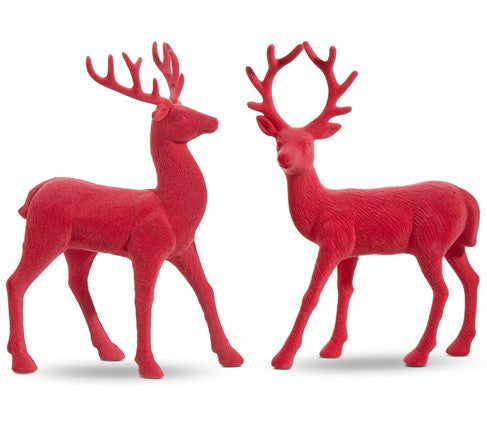 Pink Velvet Reindeer