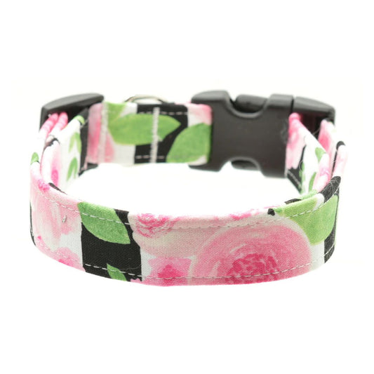 Flower Stripe Collar