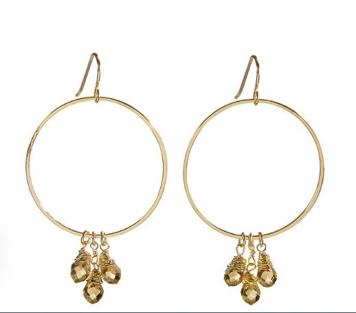 Dangle Hoop Earrings