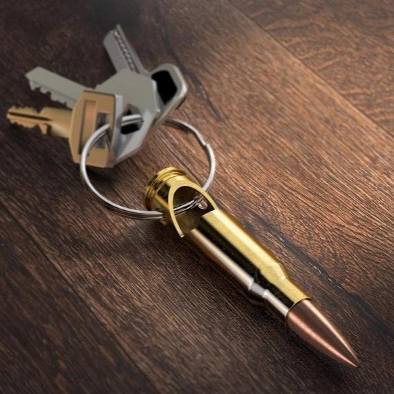 Real Bullet Keychain & Bottle Opener