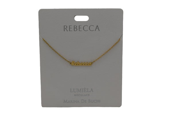 Mulberry Studios Personalized Name Necklaces - M through V