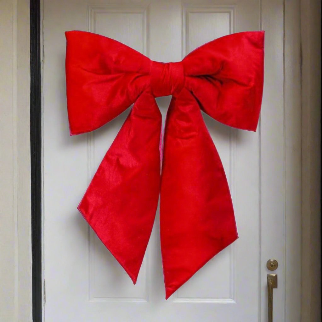 Red Wired Outdoor Padded Bow