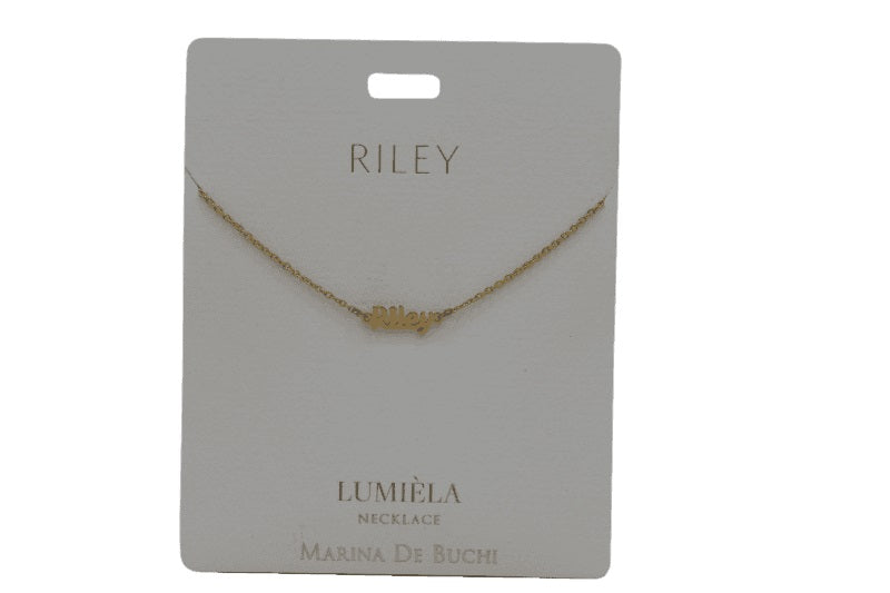 Mulberry Studios Personalized Name Necklaces - M through V