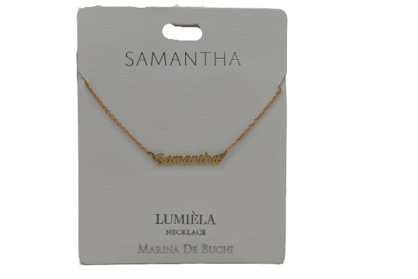 Mulberry Studios Personalized Name Necklaces - M through V
