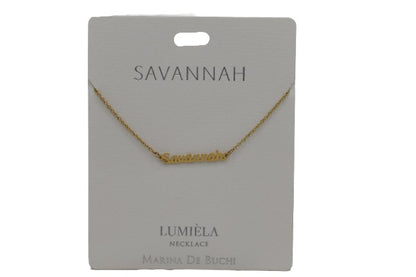 Mulberry Studios Personalized Name Necklaces - M through V