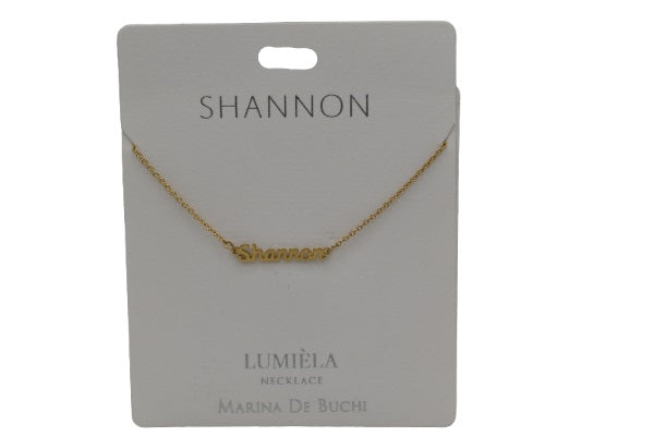 Mulberry Studios Personalized Name Necklaces - M through V
