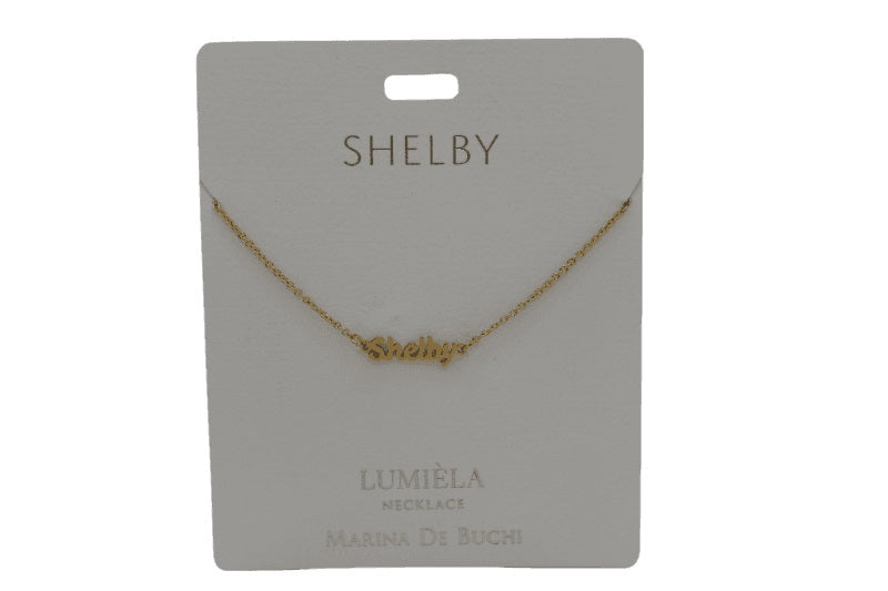 Mulberry Studios Personalized Name Necklaces - M through V