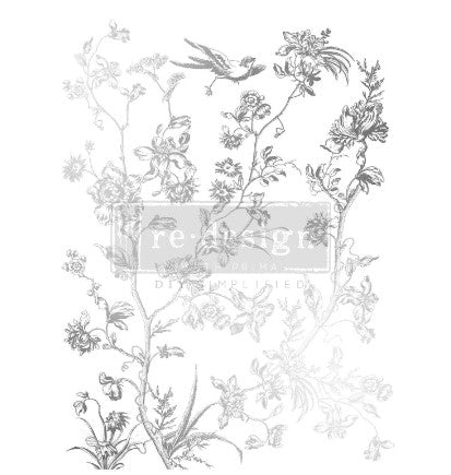 Decor Transfer® by Kacha in Foil - Silver Bird