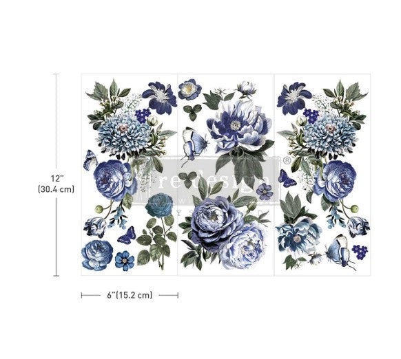 Decor Transfer® - Indigo Petals