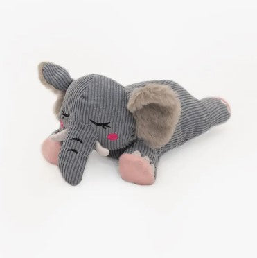 Snooziez with Shhhqueaker Dog Toy - Elephant