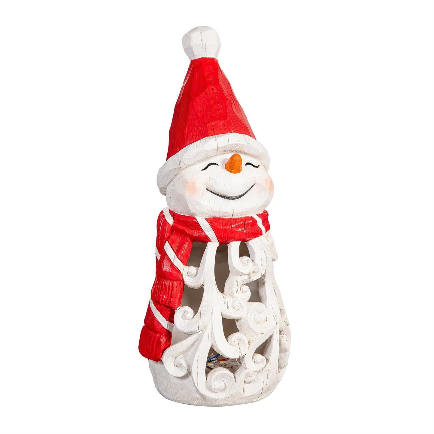 Snowman Garden LED Statue