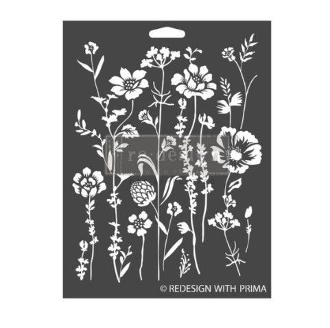 Decor Stencil- Meadow Bloom