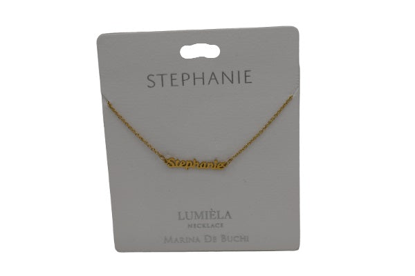 Mulberry Studios Personalized Name Necklaces - M through V