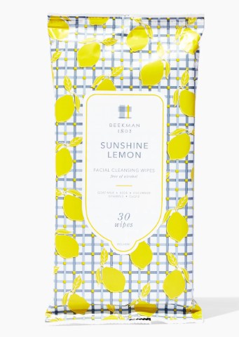 Beekman 1802 Sunshine Lemon Face Wipes