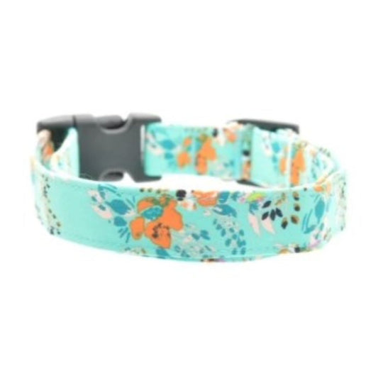 Teal Floral Collar