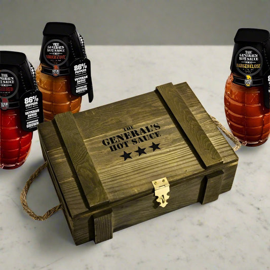 The General's Hot Sauce - 3 Star Gift Box