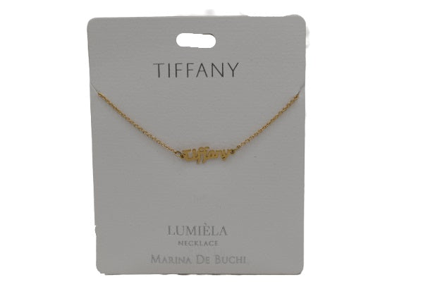Mulberry Studios Personalized Name Necklaces - M through V