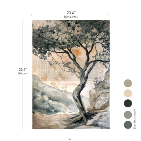 Decoupage Fiber Paper - Timeless Timber