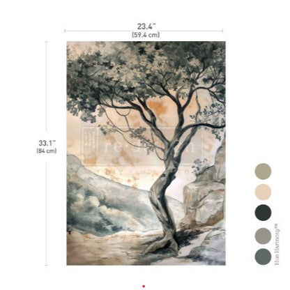 Decoupage Fiber Paper - Timeless Timber