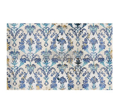 Redesign Decoupage Decor Tissue Paper - Cobalt Flourish