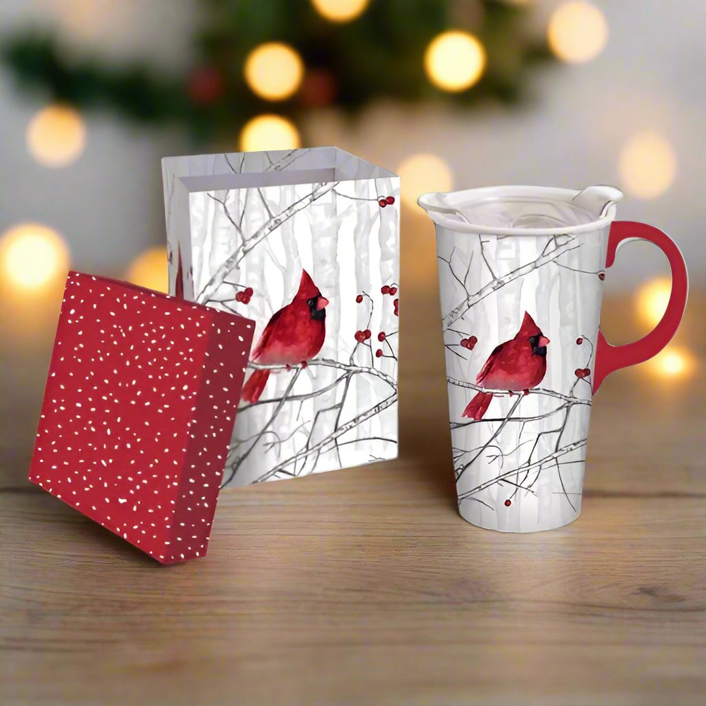 Holiday Travel Mug with Gift Box