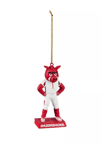 University of Arkansas Mascot Ornament