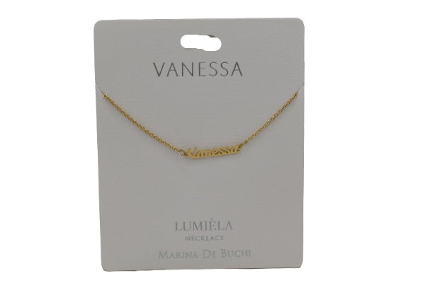 Mulberry Studios Personalized Name Necklaces - M through V