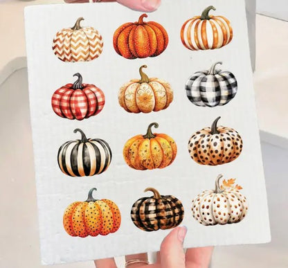 Swedish Dishcloth- Fall & Halloween