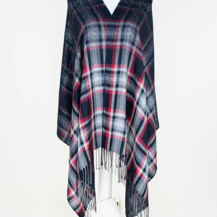Vibrant Plaid Pashmina