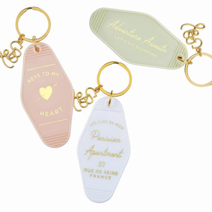 Vintage Inspired Motel Key Tag