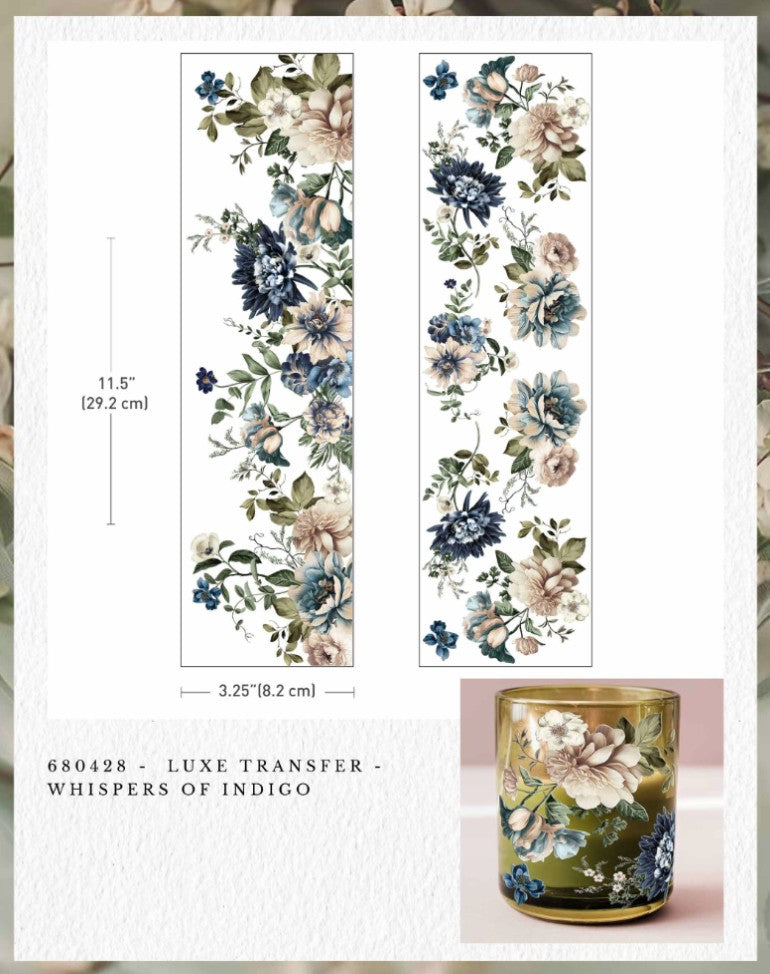 Luxe Transfers - Whispers Of Indigo