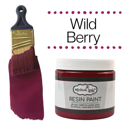 Rethunk Junk Resin Paint in Wild Berry