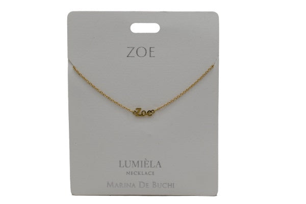 Mulberry Studios Personalized Name Necklaces - M through V