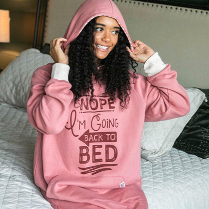 LazyOne Sleeping Hoodie - Back To Bed