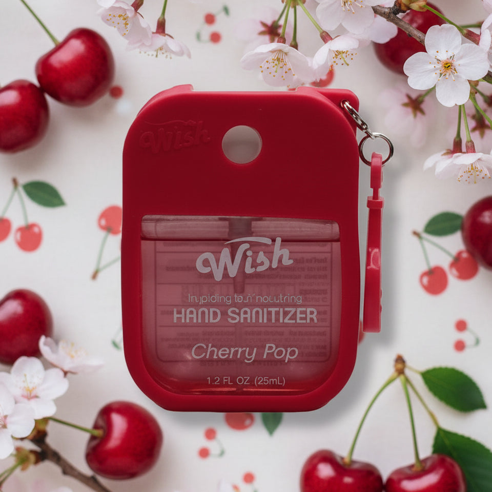 Wish Hydrating & Moisturizing Spray Hand Sanitizer with Silicone Case