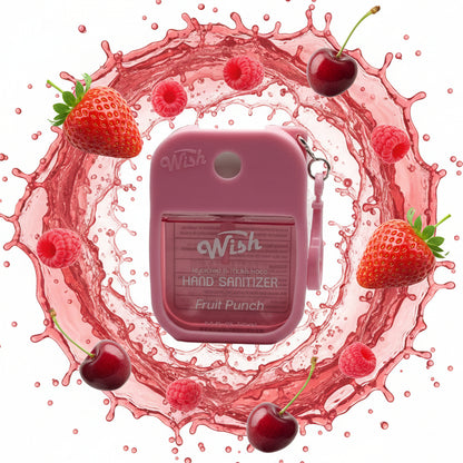 Wish Hydrating & Moisturizing Spray Hand Sanitizer with Silicone Case