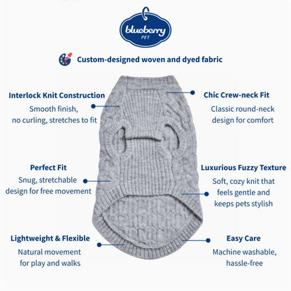 Pink Fuzzy Yarn Pet Sweater