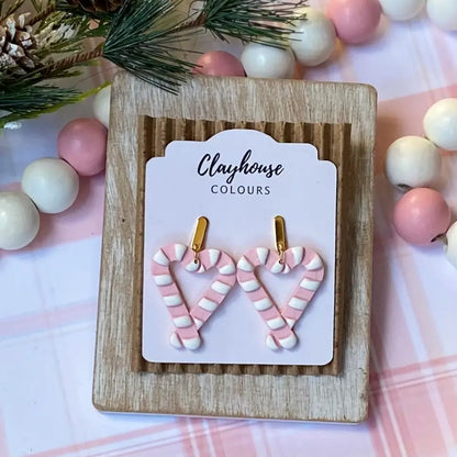 Christmas Handmade Clay Earrings