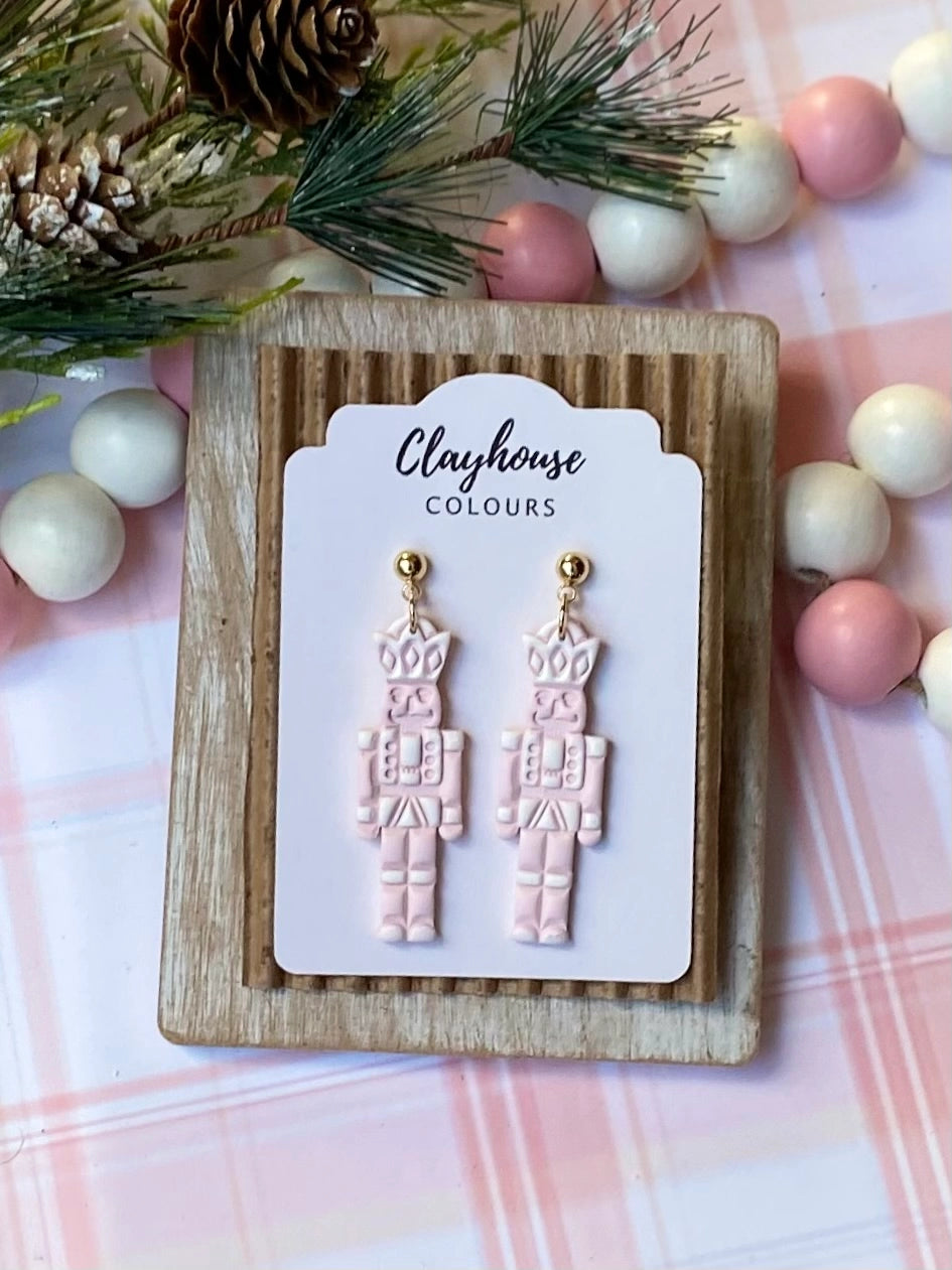 Christmas Handmade Clay Earrings